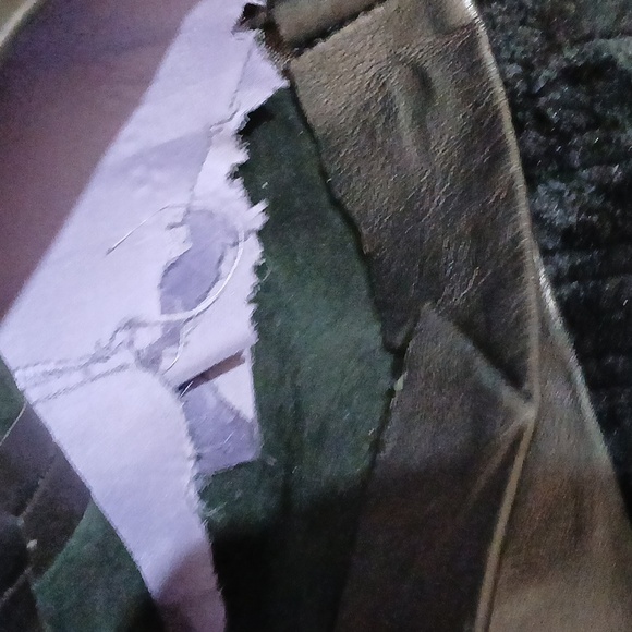 Shanghai Tang Leather Pantsuit Sz 8 - Picture 9 of 11